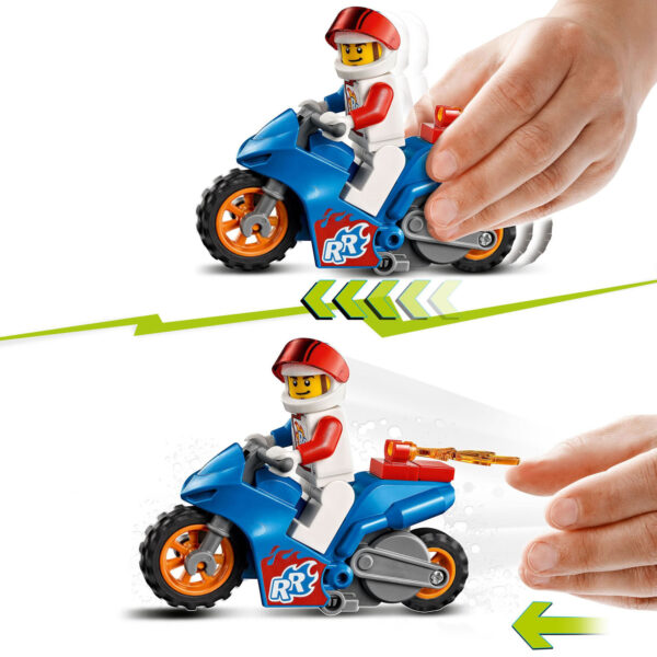 LEGO City 60298 Raket Stuntmotor - Afbeelding 2