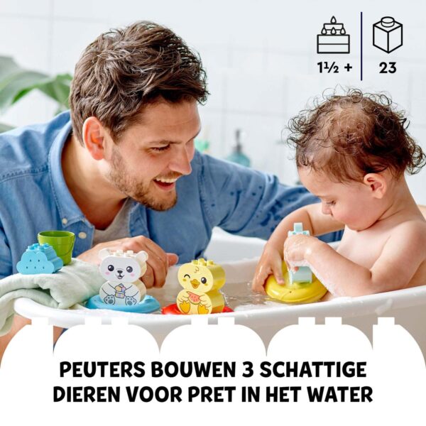 LEGO DUPLO 10965 Pret in bad: Drijvende Dierentrein - Afbeelding 7