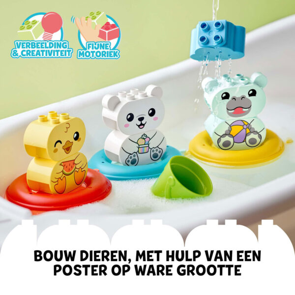LEGO DUPLO 10965 Pret in bad: Drijvende Dierentrein - Afbeelding 10