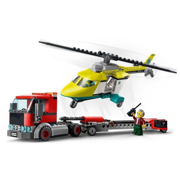 LEGO City 60343 Reddingshelikopter Transport - Afbeelding 2