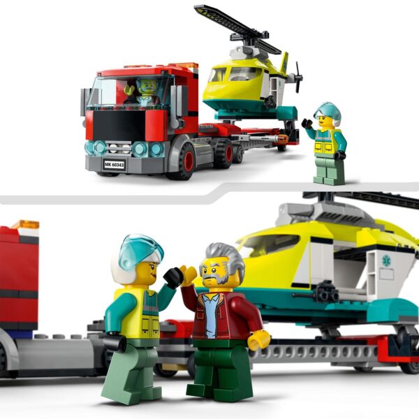 LEGO City 60343 Reddingshelikopter Transport - Afbeelding 3