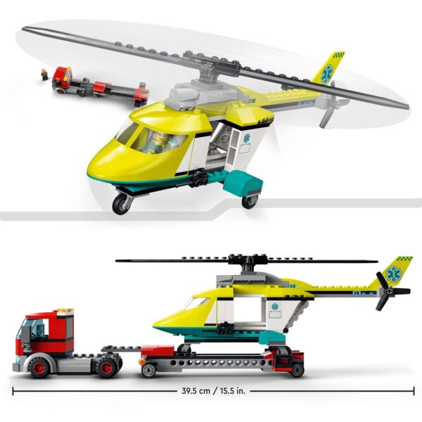 LEGO City 60343 Reddingshelikopter Transport - Afbeelding 4
