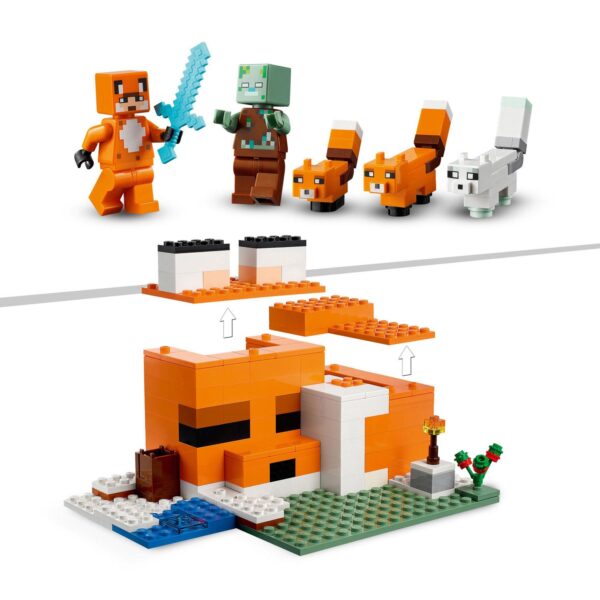 LEGO Minecraft 21178 De Vossenhut - Afbeelding 4