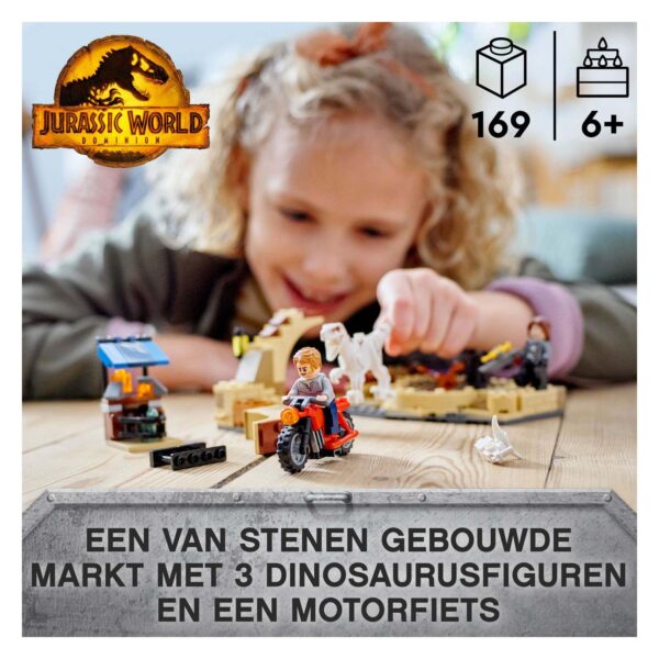 LEGO Jurassic 76945 Atrocirapractor Motorachtervolging - Afbeelding 8