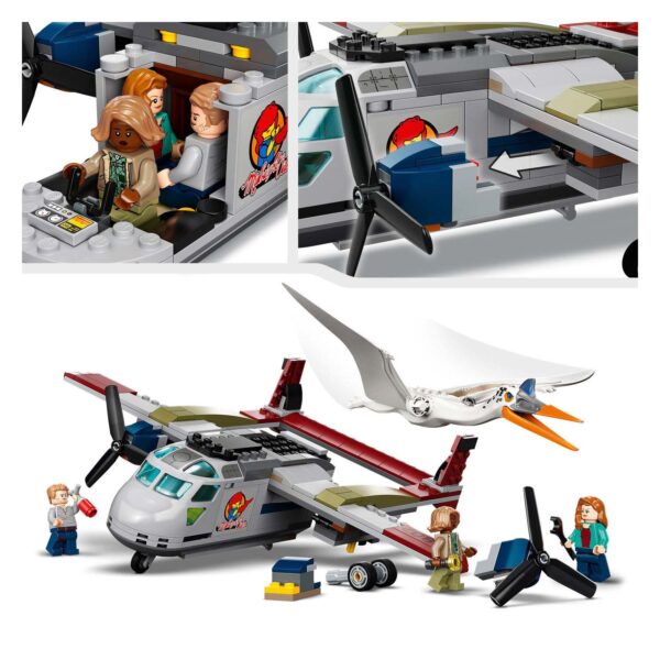 LEGO Jurassic 76947 Quetzalcoatlus vliegtuighinderlaag - Afbeelding 3