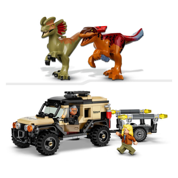LEGO Jurassic 76951 Pyroraptor en Dilophosaurus Transport - Afbeelding 2