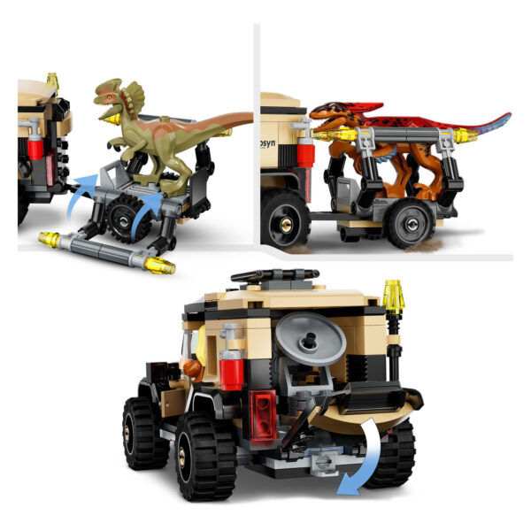 LEGO Jurassic 76951 Pyroraptor en Dilophosaurus Transport - Afbeelding 3