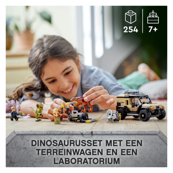LEGO Jurassic 76951 Pyroraptor en Dilophosaurus Transport - Afbeelding 7