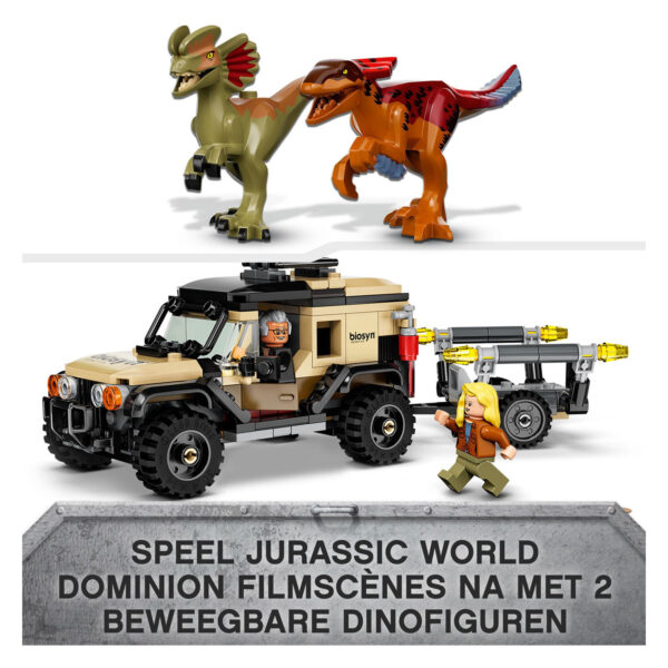 LEGO Jurassic 76951 Pyroraptor en Dilophosaurus Transport - Afbeelding 8