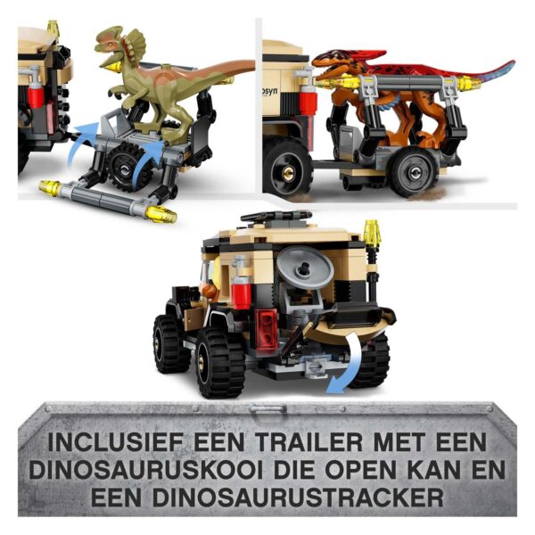 LEGO Jurassic 76951 Pyroraptor en Dilophosaurus Transport - Afbeelding 9