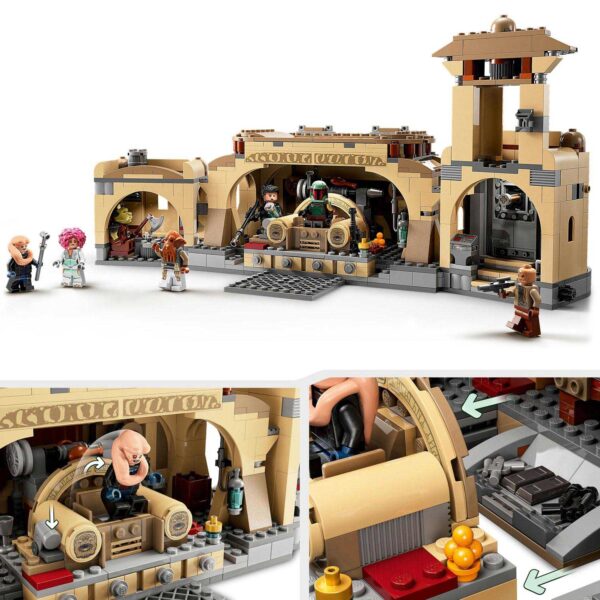 LEGO Star Wars 75326 Boba Fetts Troonzaal - Afbeelding 3