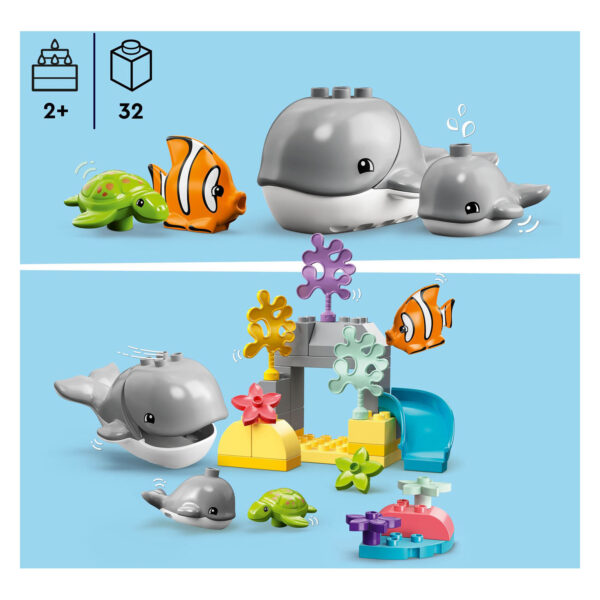 LEGO DUPLO 10972 Wilde Dieren uit de Oceaan - Afbeelding 2