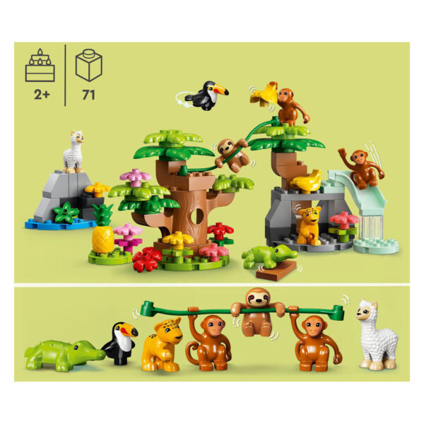 LEGO DUPLO 10973 Wilde Dieren uit Zuid Amerika - Afbeelding 2