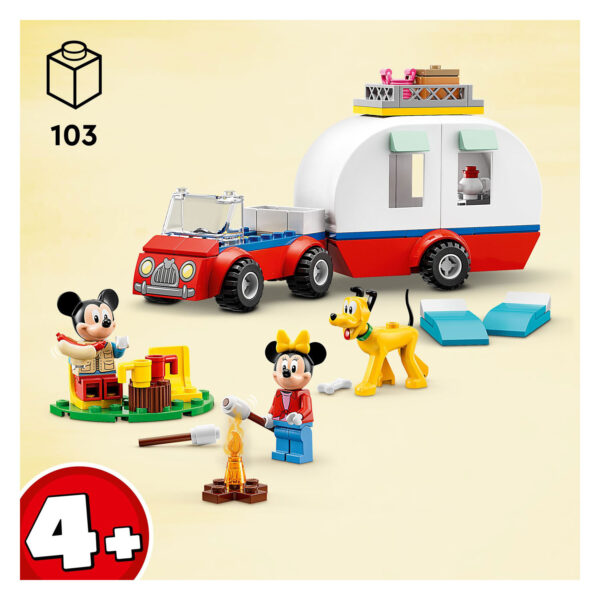 LEGO Disney 10777 Mickey Mouse en Minnie Mouse's Camping - Afbeelding 2
