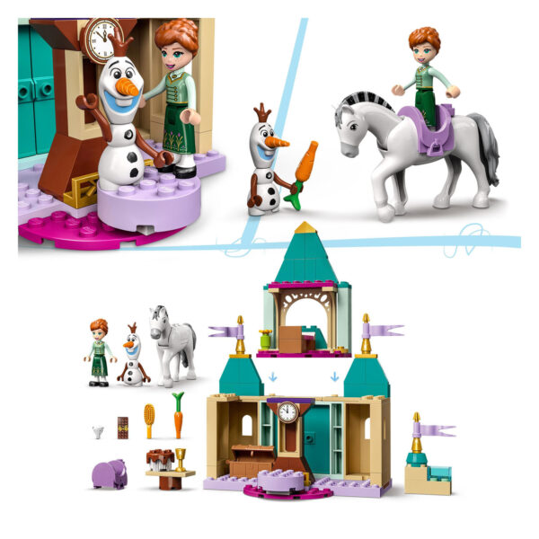 LEGO Disney Princess 43204 Anna and Olaf's Kasteel Fun - Afbeelding 4