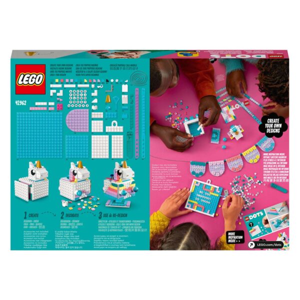 LEGO DOTS 41962 Creatieve Familie Set Eenhoorn - Afbeelding 7