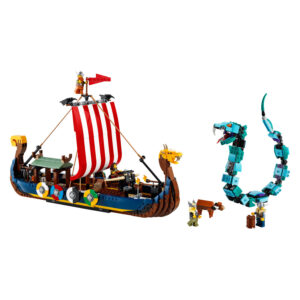 LEGO Creator 31132 Viking Schip en de Midgard Slang
