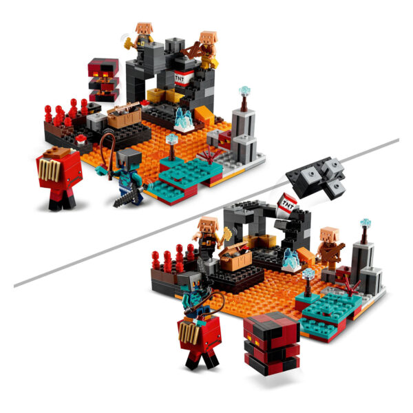LEGO Minecraft 21185 Het onderwereldbastion - Afbeelding 2
