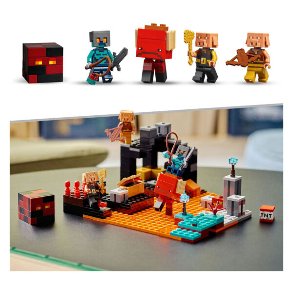 LEGO Minecraft 21185 Het onderwereldbastion - Afbeelding 4