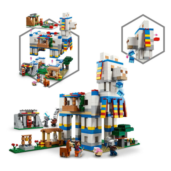 LEGO Minecraft 21188 Het lamadorp - Afbeelding 2