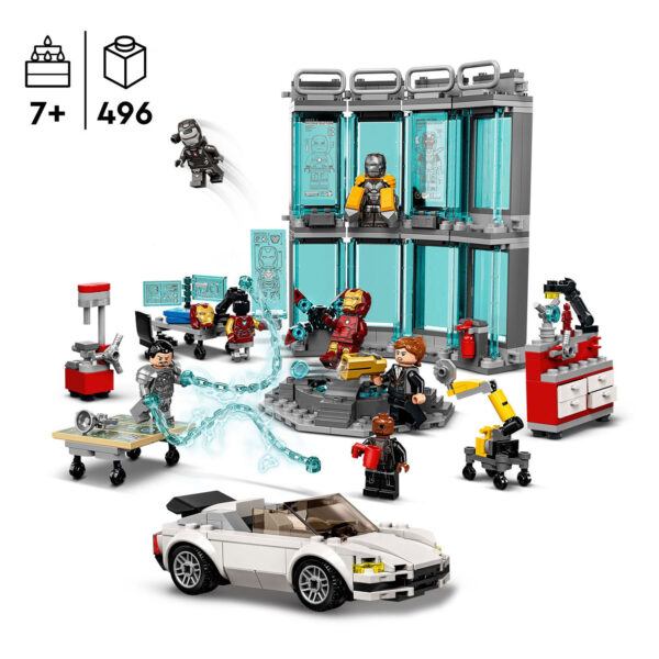 LEGO Super Heroes 76216 Iron Man Wapenkamer - Afbeelding 2