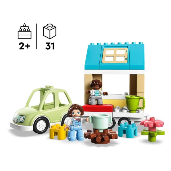 LEGO DUPLO 10986 Familiehuis op Wielen - Afbeelding 2
