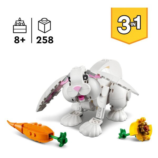 LEGO Creator  31133 Wit Konijn - Afbeelding 2