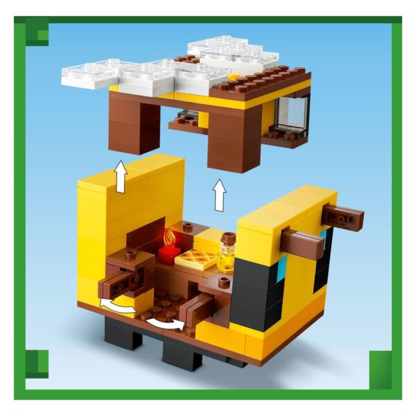 LEGO Minecraft 21241 Het Bijenhuisje - Afbeelding 3