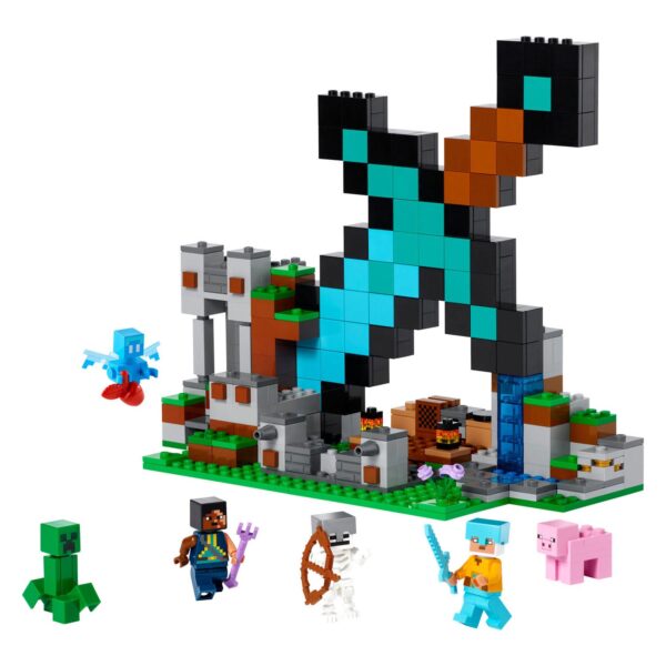 LEGO Minecraft 21244 Uitvalbasis Zwaard - Afbeelding 2