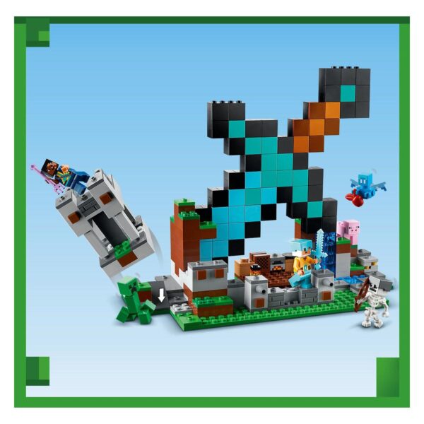 LEGO Minecraft 21244 Uitvalbasis Zwaard - Afbeelding 4