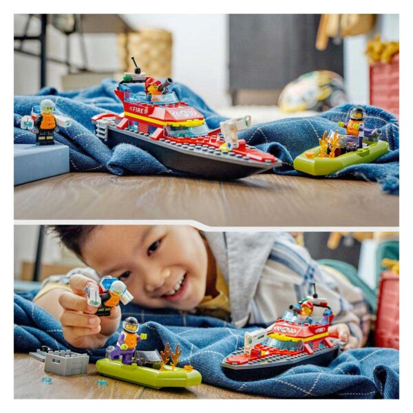 LEGO City 60373 Reddingsboot Brand - Afbeelding 6