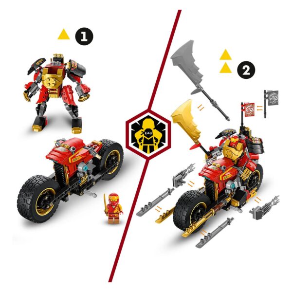LEGO Ninjago 71783 Kai's Mech Rider EVO - Afbeelding 3
