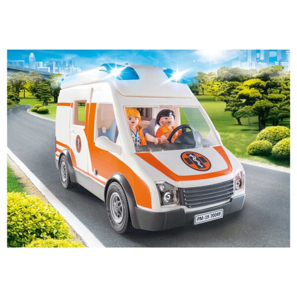 Playmobil City Life  Ambulance en Ambulanciers - 70049 - Afbeelding 3