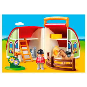 Playmobil 1.2.3. Mijn Meeneem Manege - 70180
