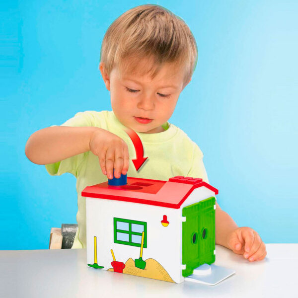 Playmobil 1.2.3. Werkman met Sorteer-garage - 70184 - Afbeelding 2