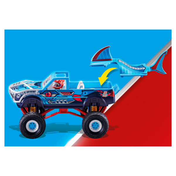 Playmobil Stuntshow Monster Truck Haai - 70550 - Afbeelding 4