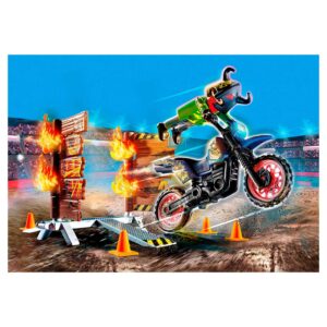 Playmobil Stuntshow Motor met Vuurmuur - 70553