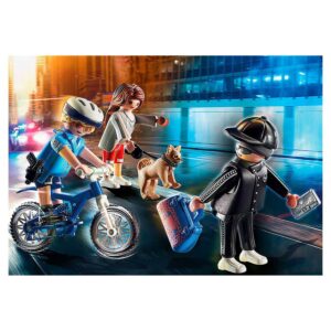 Playmobil City Action Politie Achtervolging van de Zakkenrol