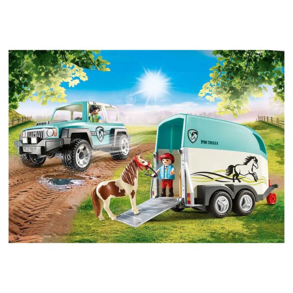 Playmobil Country Auto met Aanhanger - 70511