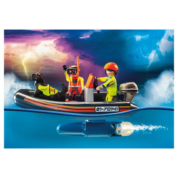 Playmobil City Action Redding met Poolglijder met Sleepboot - Afbeelding 2
