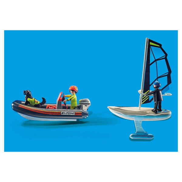 Playmobil City Action Redding met Poolglijder met Sleepboot - Afbeelding 4