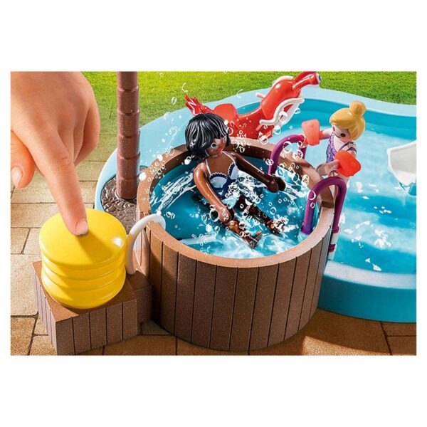 Playmobil Family Fun Kinderzwembad met Whirlpool - 70611 - Afbeelding 2