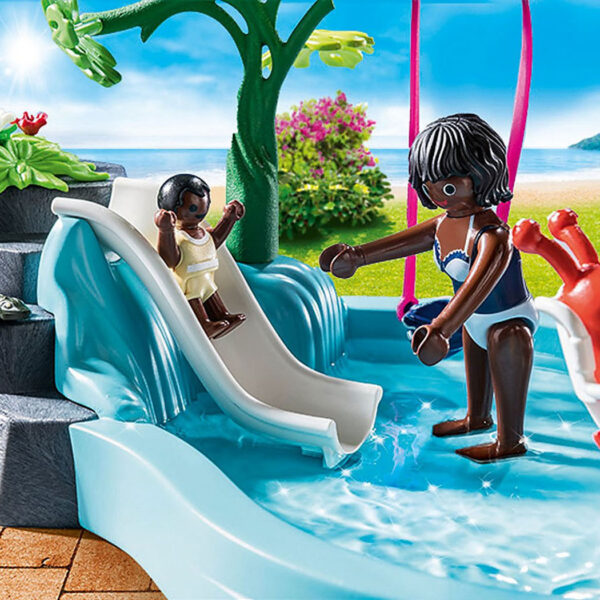 Playmobil Family Fun Kinderzwembad met Whirlpool - 70611 - Afbeelding 3