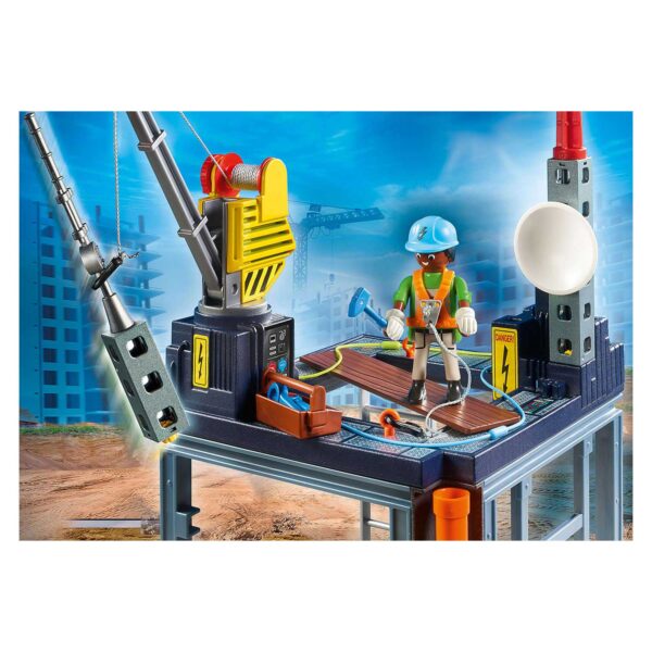 Playmobil City Action Starterset Bouwplaats met Lier - 70816