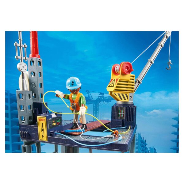 Playmobil City Action Starterset Bouwplaats met Lier - 70816 - Afbeelding 2