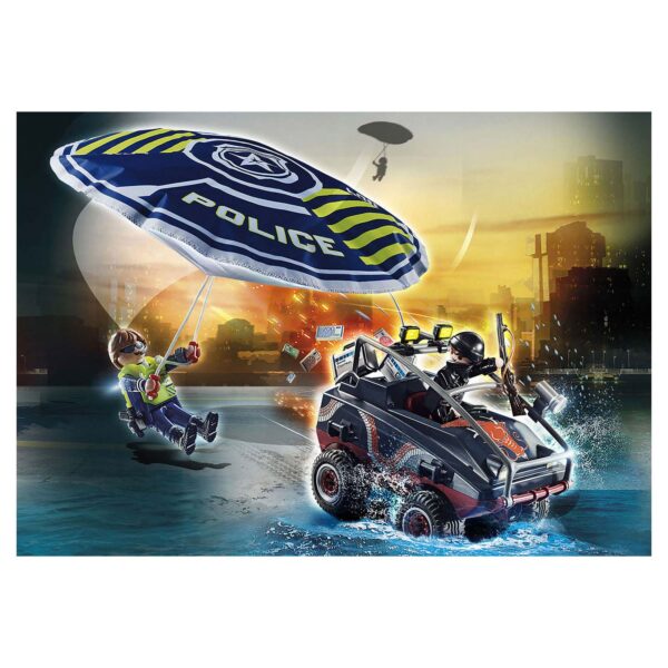 Playmobil City Action Politie Achtervolging Amfibievoertuig