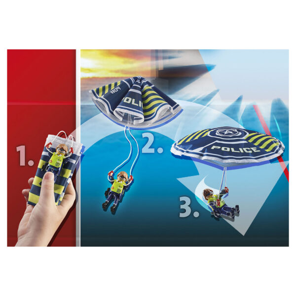Playmobil City Action Politie Achtervolging Amfibievoertuig - Afbeelding 3