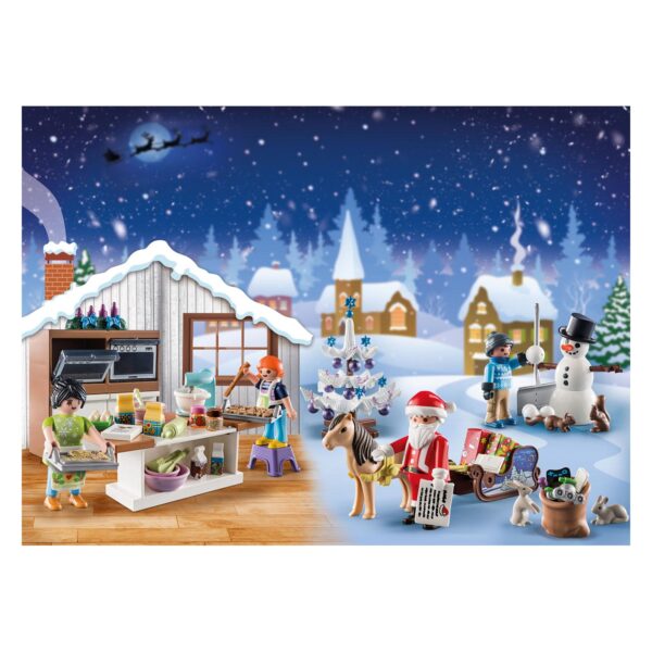 Playmobil Adventskalender Kerstkoekjes Bakken - 71088 - Afbeelding 2