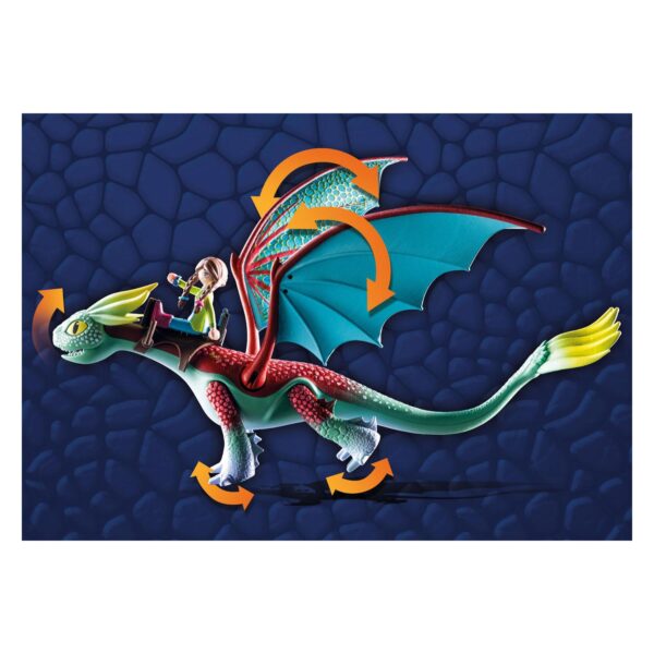 Playmobil Dragons: The Nine Realms Feathers & Alex - 71083 - Afbeelding 2