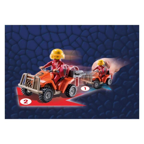 Playmobil Dragons: The Nine Realms Icaris Quad & Phil - 7108 - Afbeelding 2